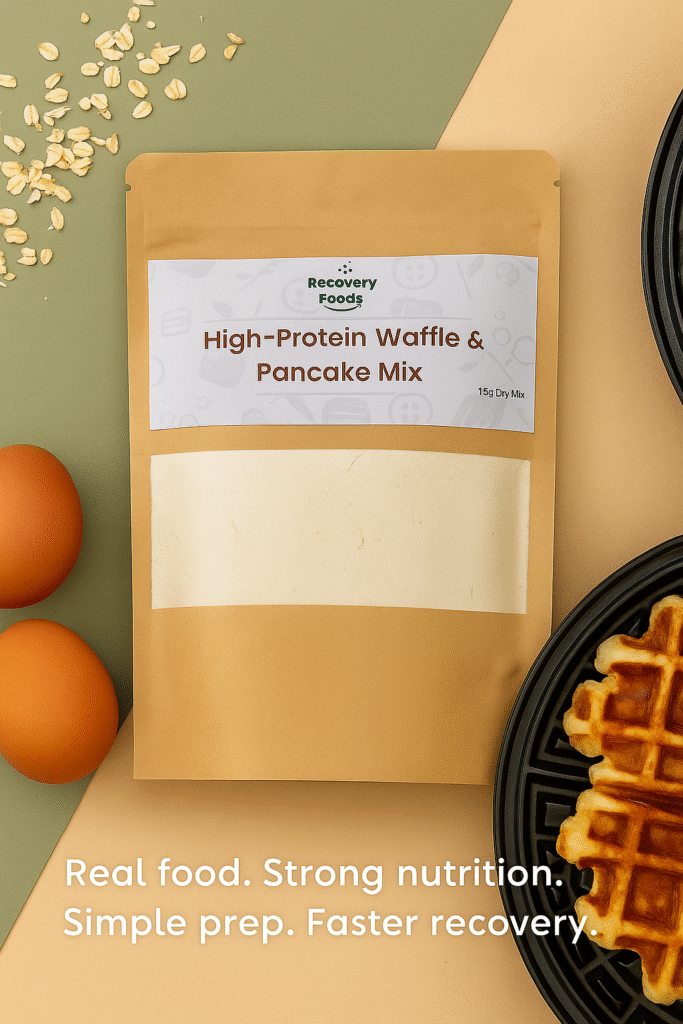 Package flat with ingredients around it